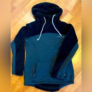 Avalanche Black Fleece Hoodie with Face Cover